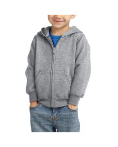  Port & Company - Toddler Core Fleece Full-Zip Hooded Sweatshirt