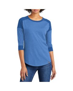 New Era Ladies Heritage Blend 3/4-Sleeve Baseball Raglan Tee